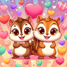 Load image into Gallery viewer, Heartfelt Chipmunk Cuddles
